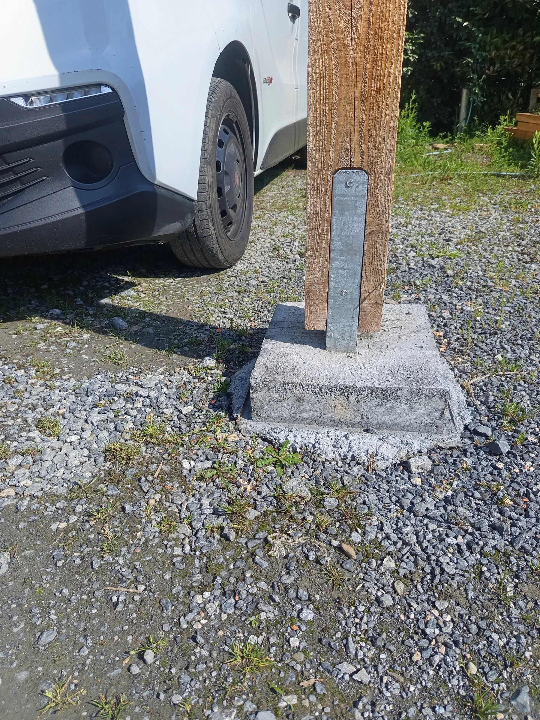 Carport en bois réalisé par SR Aménagement