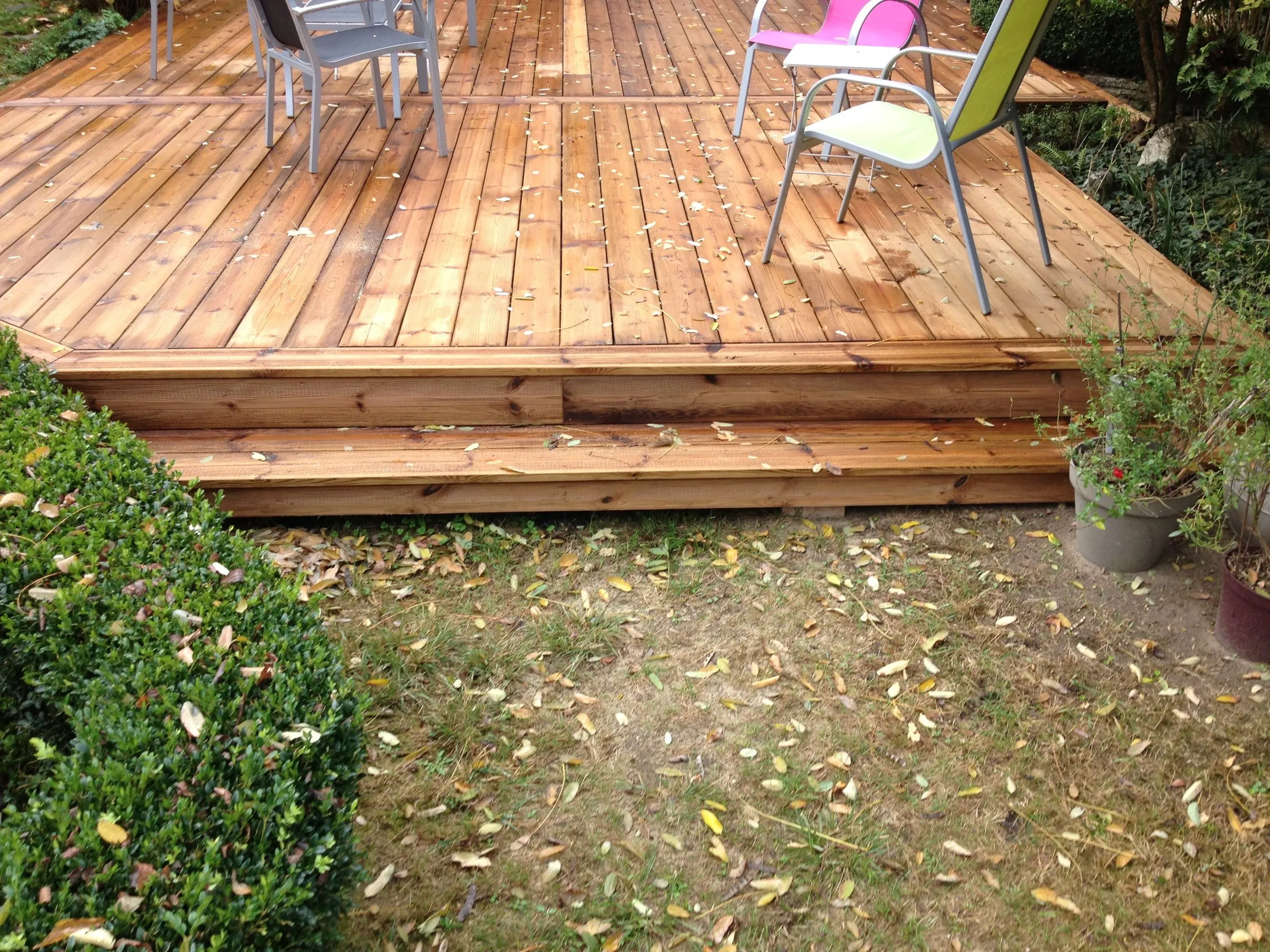 Terrasse en bois réalisée par SR Aménagement